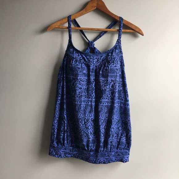 ⚪ 3/$15 Lands' End tankini swim top - Picture 1 of 11